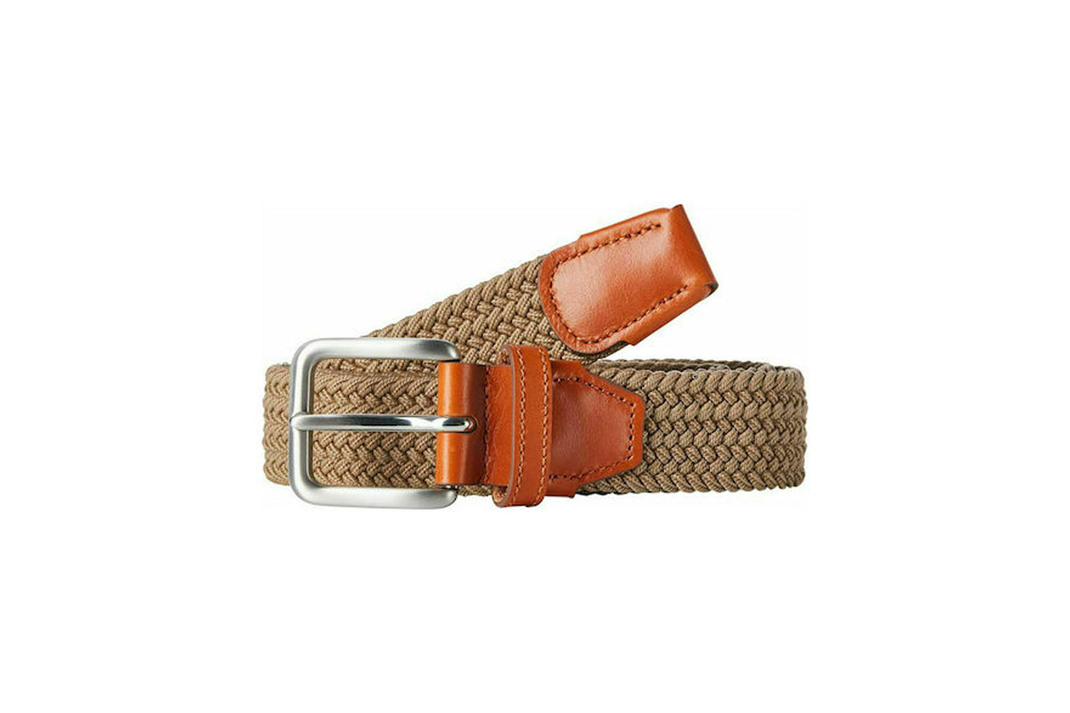 Jack And Jones Jacspring Woven Belt Noos Ζώνη Casual (12118114 INCENSE) Καφέ
